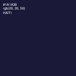 #1A1A38 - Haiti Color Image