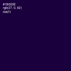 #1B003E - Haiti Color Image