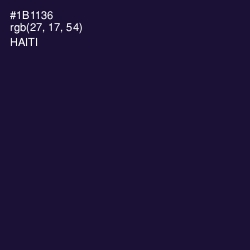 #1B1136 - Haiti Color Image