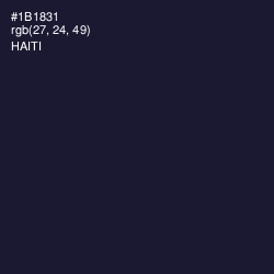 #1B1831 - Haiti Color Image