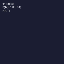 #1B1E33 - Haiti Color Image