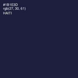 #1B1E3D - Haiti Color Image