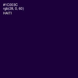 #1C003C - Haiti Color Image