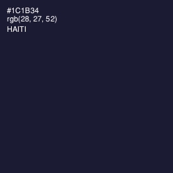 #1C1B34 - Haiti Color Image