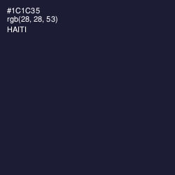 #1C1C35 - Haiti Color Image