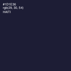#1D1E36 - Haiti Color Image