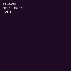 #1F0A26 - Haiti Color Image