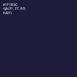 #1F1B3C - Haiti Color Image