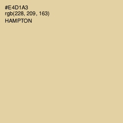 #E4D1A3 - Hampton Color Image