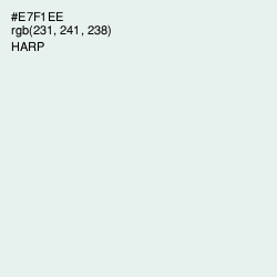 #E7F1EE - Harp Color Image