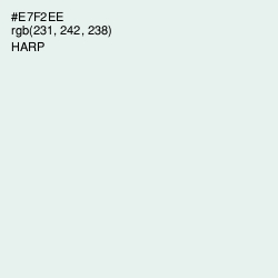 #E7F2EE - Harp Color Image