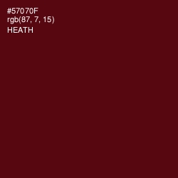 #57070F - Heath Color Image