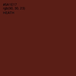 #5A1E17 - Heath Color Image