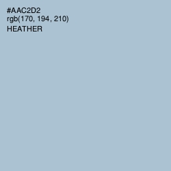 #AAC2D2 - Heather Color Image