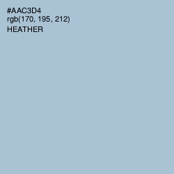 #AAC3D4 - Heather Color Image