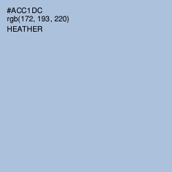 #ACC1DC - Heather Color Image
