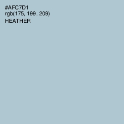 #AFC7D1 - Heather Color Image