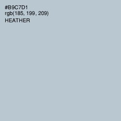#B9C7D1 - Heather Color Image