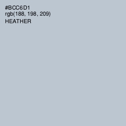 #BCC6D1 - Heather Color Image