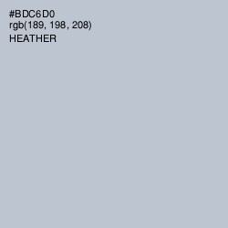 #BDC6D0 - Heather Color Image
