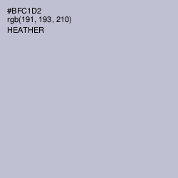 #BFC1D2 - Heather Color Image