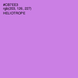 #CB7EE3 - Heliotrope Color Image