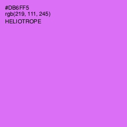 #DB6FF5 - Heliotrope Color Image
