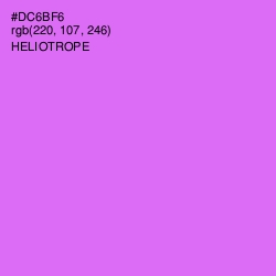 #DC6BF6 - Heliotrope Color Image