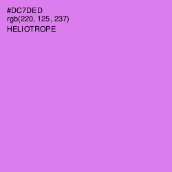#DC7DED - Heliotrope Color Image