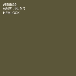 #5B5639 - Hemlock Color Image