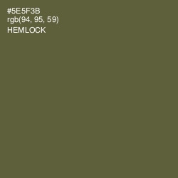 #5E5F3B - Hemlock Color Image