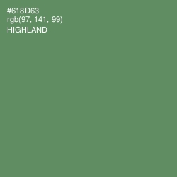 #618D63 - Highland Color Image