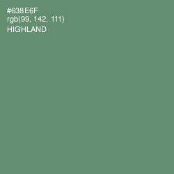 #638E6F - Highland Color Image