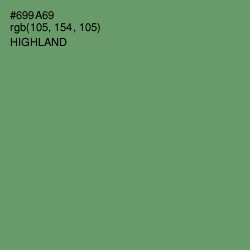 #699A69 - Highland Color Image