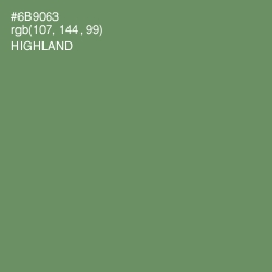 #6B9063 - Highland Color Image