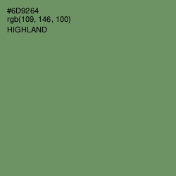 #6D9264 - Highland Color Image