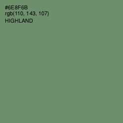 #6E8F6B - Highland Color Image