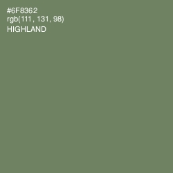 #6F8362 - Highland Color Image
