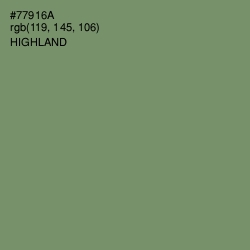 #77916A - Highland Color Image