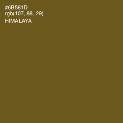 #6B581D - Himalaya Color Image