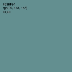 #638F91 - Hoki Color Image