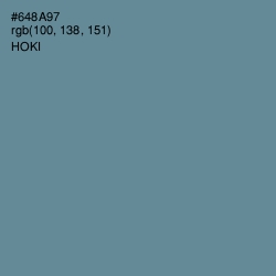 #648A97 - Hoki Color Image