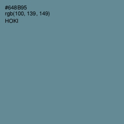 #648B95 - Hoki Color Image