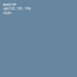 #66879F - Hoki Color Image