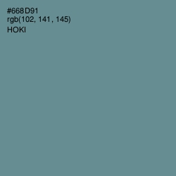#668D91 - Hoki Color Image