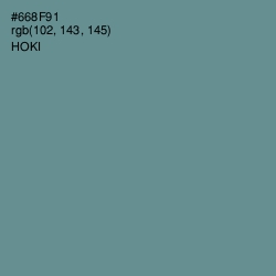 #668F91 - Hoki Color Image
