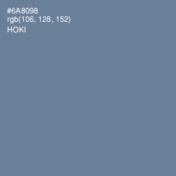 #6A8098 - Hoki Color Image