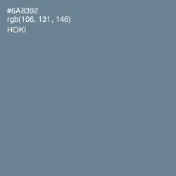 #6A8392 - Hoki Color Image