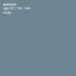 #6B8690 - Hoki Color Image