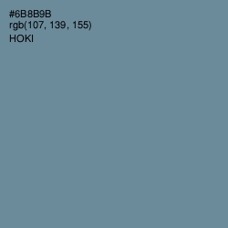 #6B8B9B - Hoki Color Image